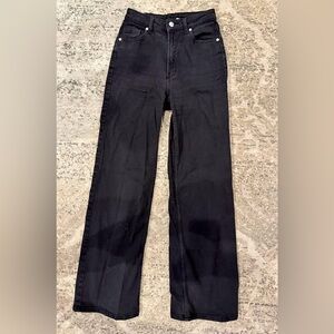 H&M Black wide legs Women Jeans